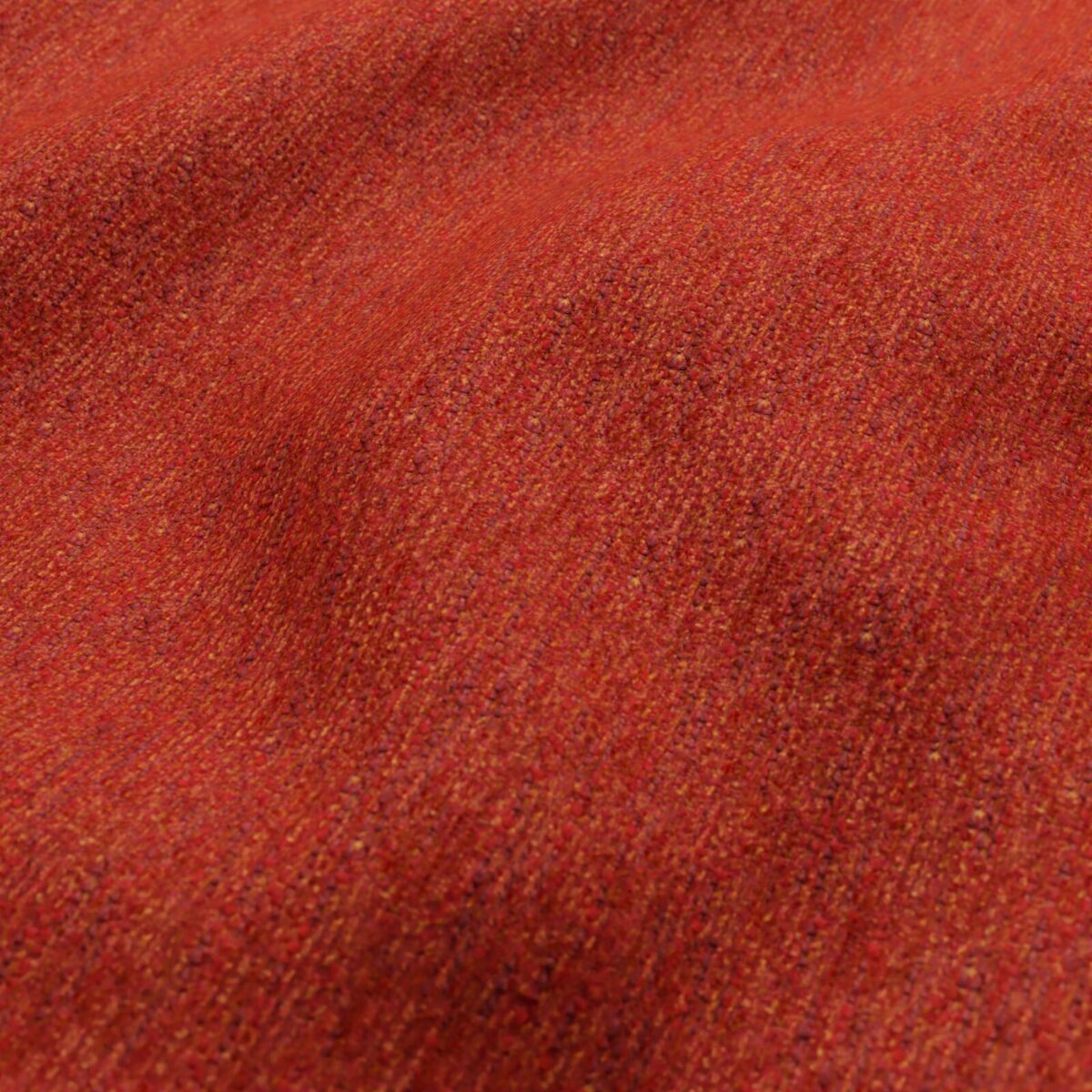 Brunswick Fabric - Firecracker by red plain velvet-chenille fabric from Wemyss