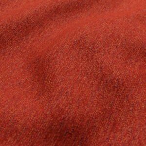 red plain velvet-chenille fabric from Wemyss