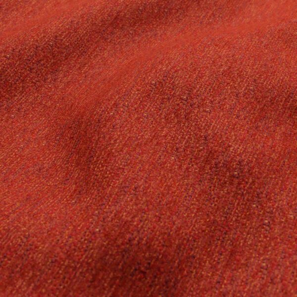 Brunswick Fabric - Firecracker by red plain velvet-chenille fabric from Wemyss