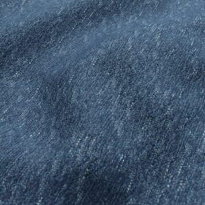 blue plain velvet-chenille fabric from Wemyss