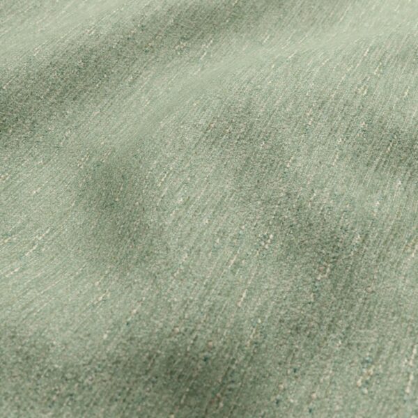 Brunswick Fabric - Sage by green plain velvet-chenille fabric from Wemyss