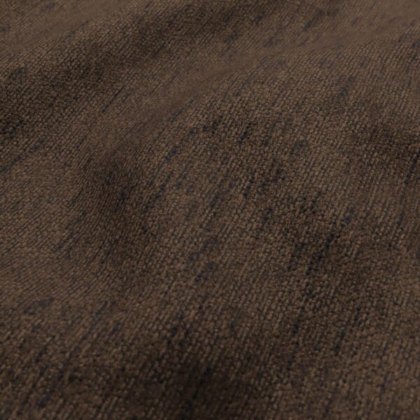 Brunswick Fabric - Chocolate by brown plain velvet-chenille fabric from Wemyss