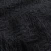 black-grey geometric velvet-chenille fabric from Wemyss