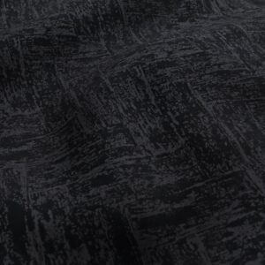 black-grey geometric velvet-chenille fabric from Wemyss