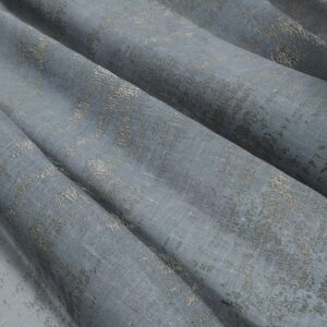 blue plain voile-sheer fabric from Wemyss