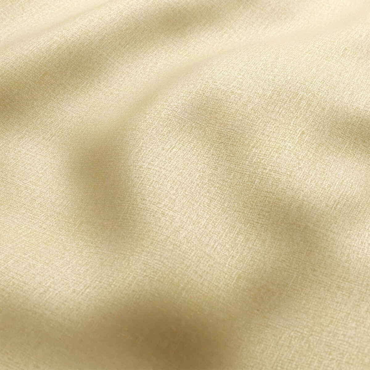 Nina Fabric - Champagne by yellow plain woven fabric from Wemyss