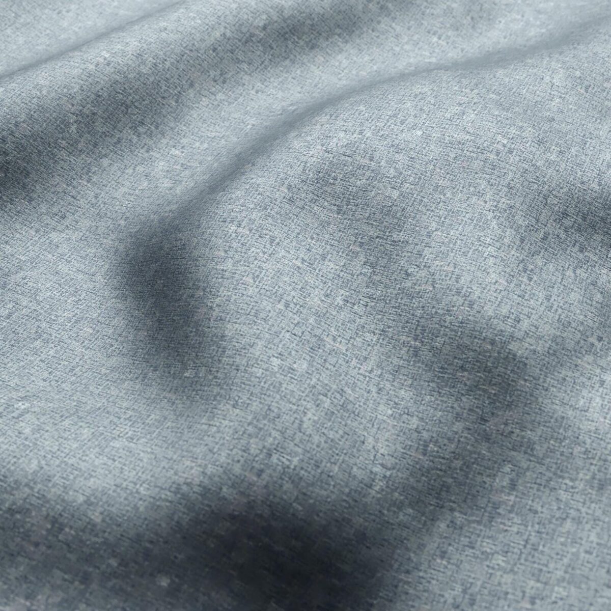 Nina Fabric - Sapphire by blue plain woven fabric from Wemyss