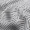 black-grey geometric jacquard fabric from Wemyss