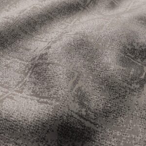 black-grey geometric jacquard fabric from Wemyss