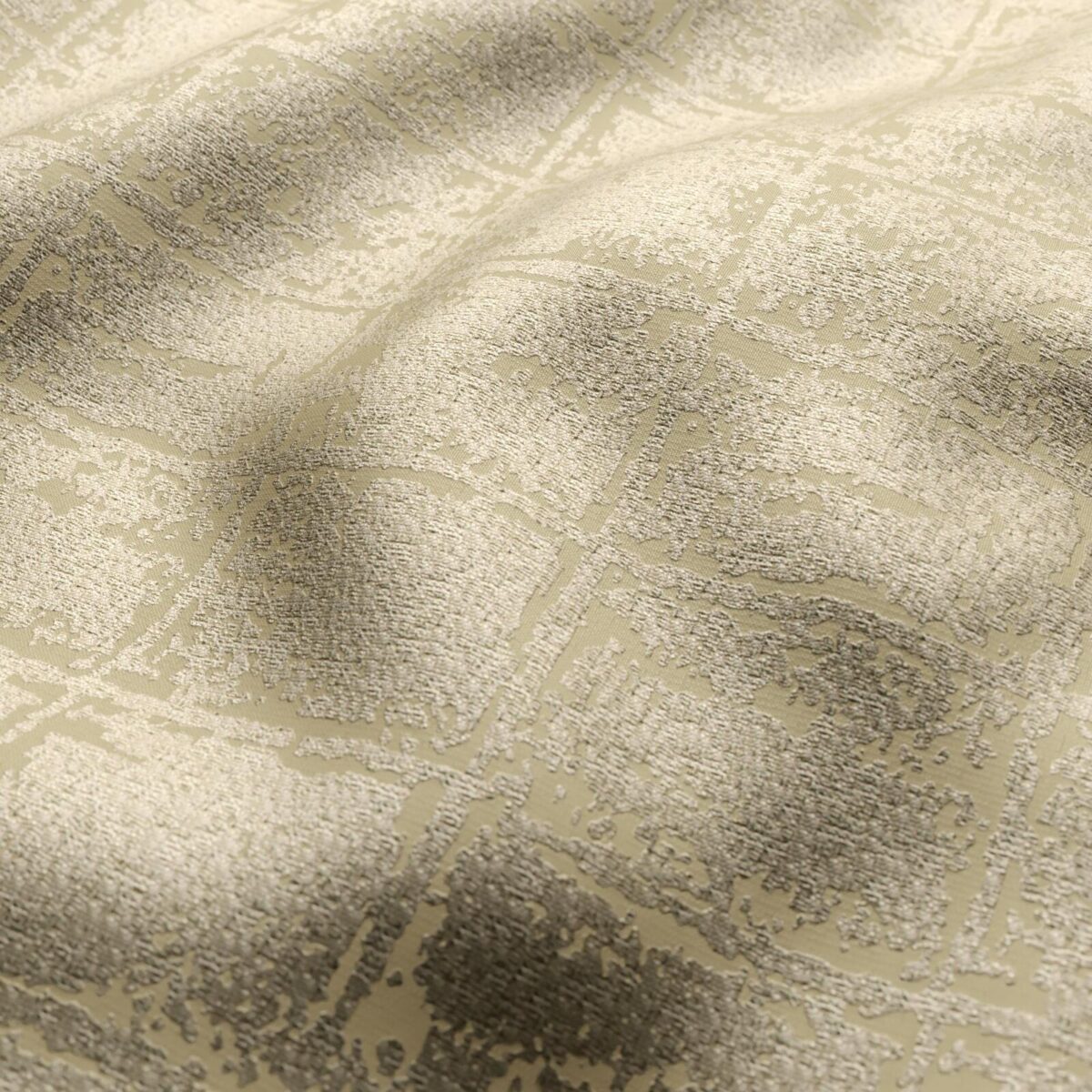 Torrens Fabric - Gold by yellow geometric jacquard fabric from Wemyss