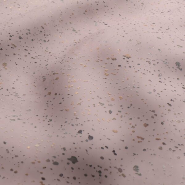 pink spotted woven fabric from Wemyss