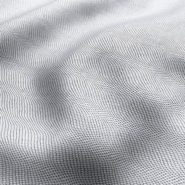 Zayn Fabric - Platinum by black-grey spotted jacquard fabric from Wemyss