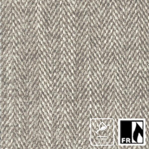 Moore Fabric - Granite by black-grey striped jacquard fabric from Wemyss