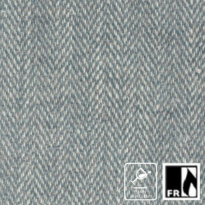 blue striped jacquard fabric from Wemyss