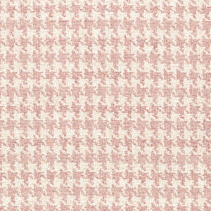 pink checked jacquard fabric from Wemyss