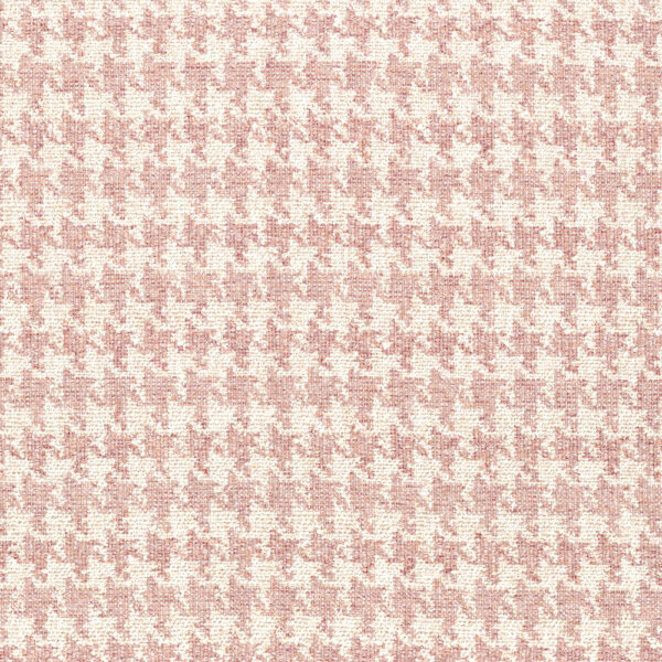 Polzeath Fabric - Rose Quartz by pink checked jacquard fabric from Wemyss