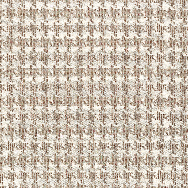 Polzeath Fabric - Taupe by brown checked jacquard fabric from Wemyss