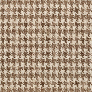 brown checked jacquard fabric from Wemyss