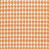 orange checked jacquard fabric from Wemyss