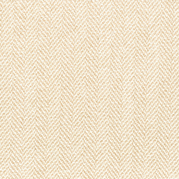 Quin Fabric - Champagne by white striped jacquard fabric from Wemyss