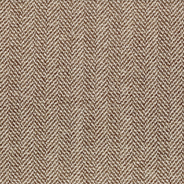 Quin Fabric - Cocoa by brown striped jacquard fabric from Wemyss