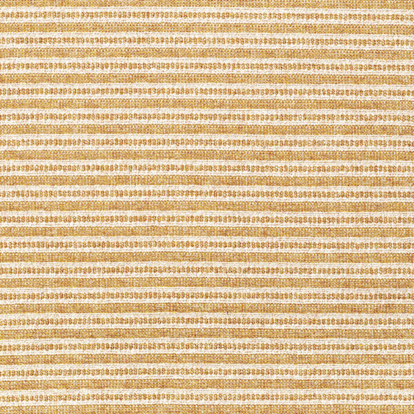 Padstow Fabric - Citrine by yellow striped jacquard fabric from Wemyss
