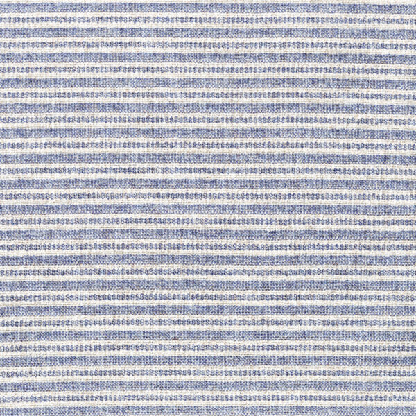 Padstow Fabric - Ice Blue by blue striped jacquard fabric from Wemyss