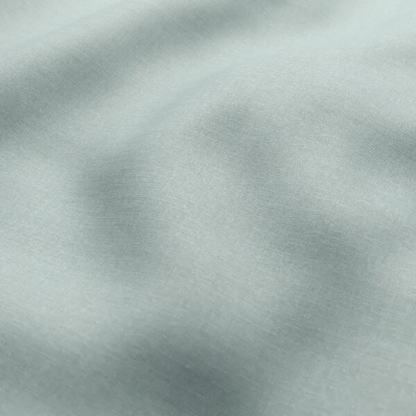 Ramblas Fabric - Spa by blue plain woven fabric from Wemyss