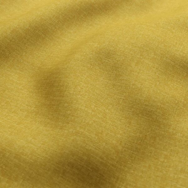 Ramblas Fabric - Ochre by yellow plain woven fabric from Wemyss