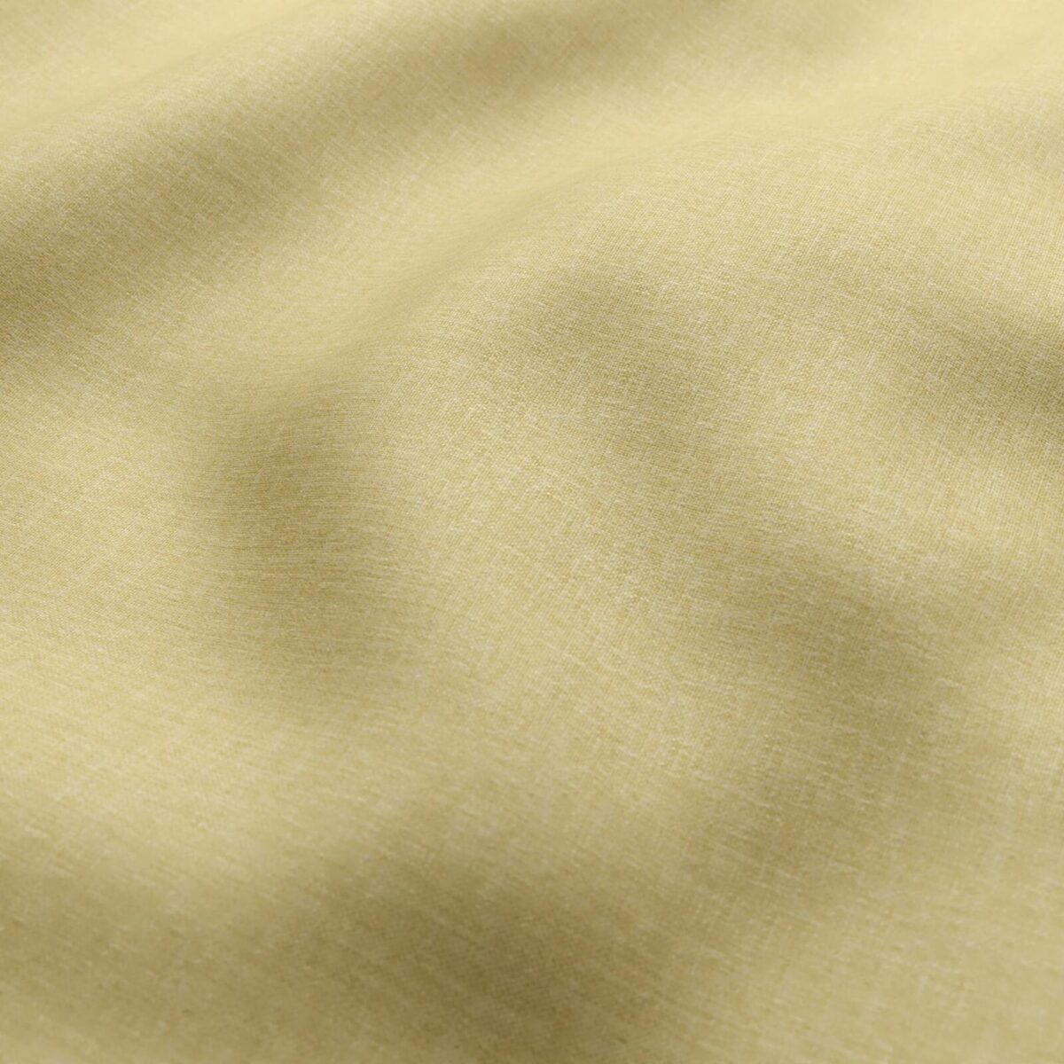 Ramblas Fabric - Straw by yellow plain woven fabric from Wemyss