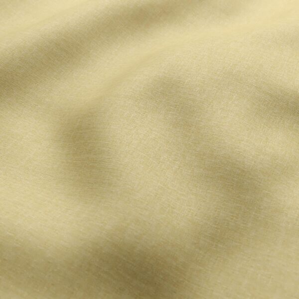 Ramblas Fabric - Straw by yellow plain woven fabric from Wemyss