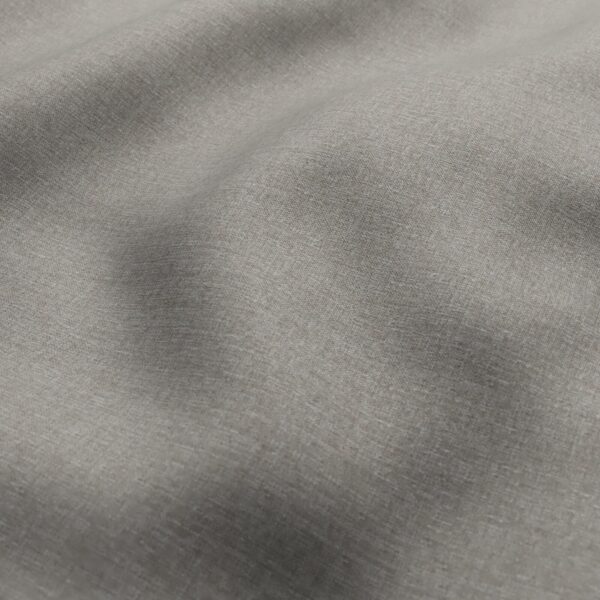 Ramblas Fabric - Ash by brown plain woven fabric from Wemyss