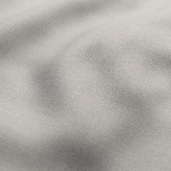 Ramblas Fabric - Mid Grey by black-grey plain woven fabric from Wemyss