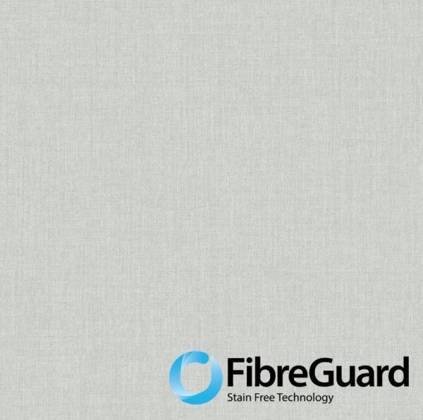Ramblas Fabric - Pebble by black-grey plain woven fabric from Wemyss