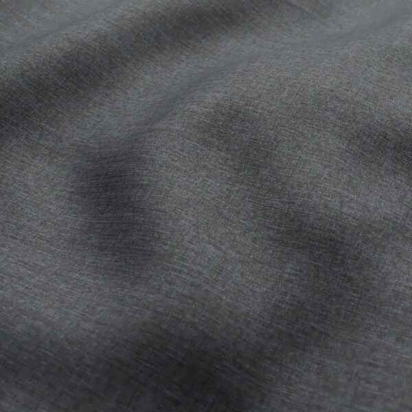 Ramblas Fabric - Night by black-grey plain woven fabric from Wemyss