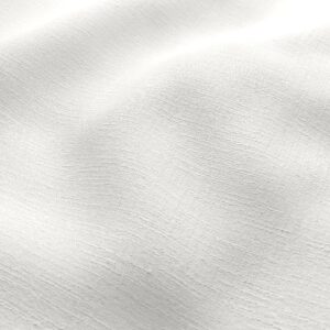 white plain jacquard fabric from Wemyss