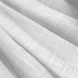 black-grey plain voile-sheer fabric from Wemyss