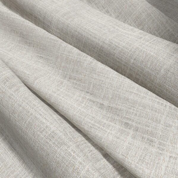 Cara Fabric - Oat by neutral plain voile-sheer fabric from Wemyss