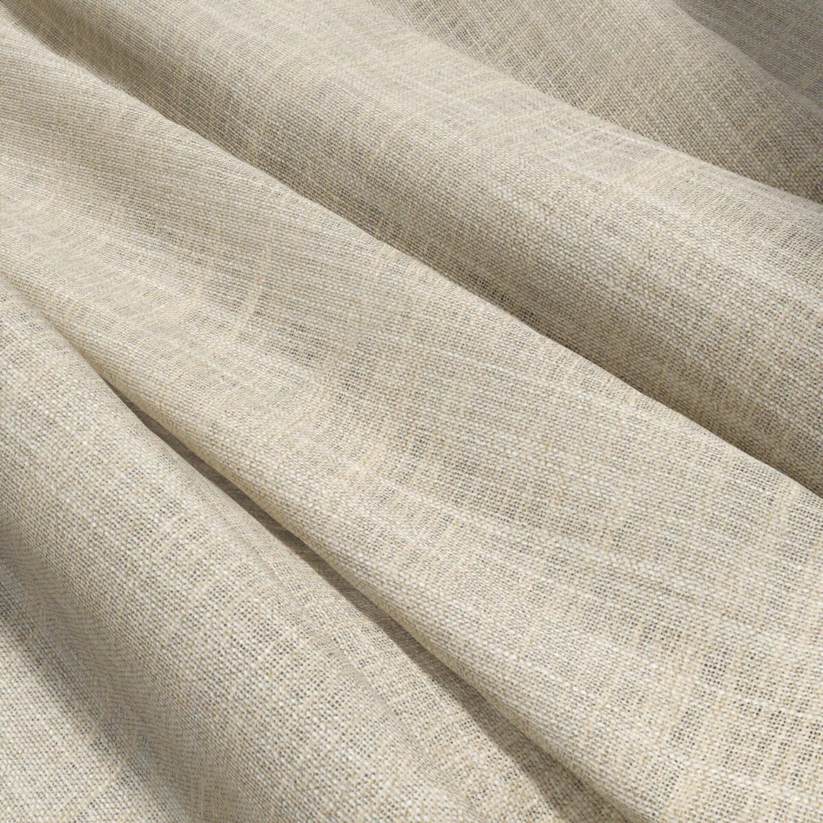 Cara Fabric - Bamboo by neutral plain voile-sheer fabric from Wemyss