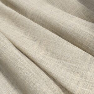 neutral plain voile-sheer fabric from Wemyss