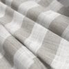 brown striped voile-sheer fabric from Wemyss