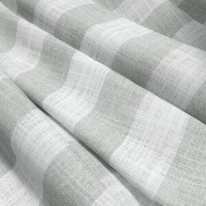 green striped voile-sheer fabric from Wemyss