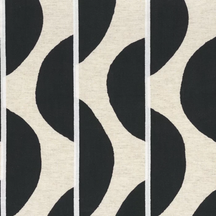 Viaggio Fabric - Lin noir swatch