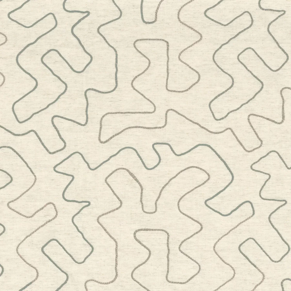 blue misc embroideried fabric from Camengo