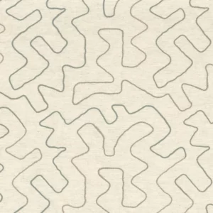blue misc embroideried fabric from Camengo