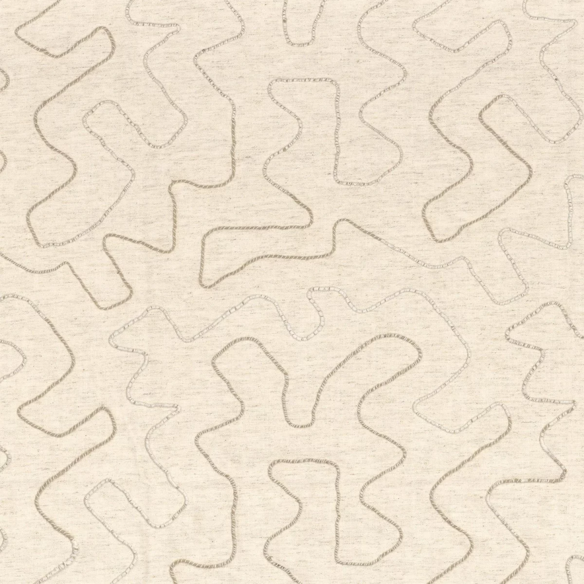 Periple Fabric - Lin by neutral misc embroideried fabric from Camengo