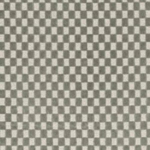 green checked velvet-chenille fabric from Camengo