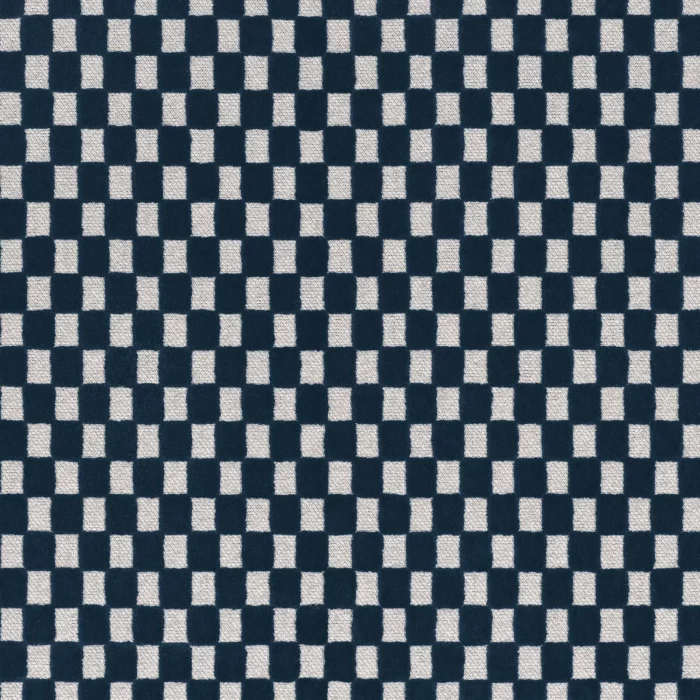 Scacchiera Fabric - Petrole swatch