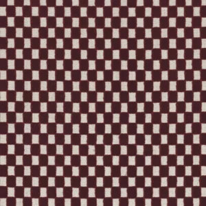 red checked velvet-chenille fabric from Camengo