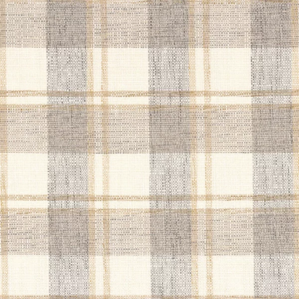 neutral checked woven fabric from Camengo